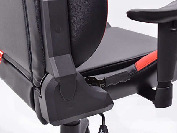 Chaise de jeu FK eGame Seats Siège de jeu eSports London noir / rouge - – Image 6