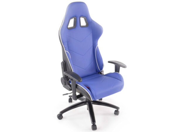 Chaise de bureau pivotante FK Sports Seat Chaise de direction bleu Montréal Chaise de bureau pivotante -