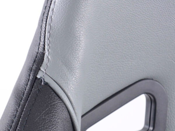 FK siège de sport chaise de bureau pivotante Baltimore noir / gris chaise de direction chaise de bureau pivotante - – Image 6