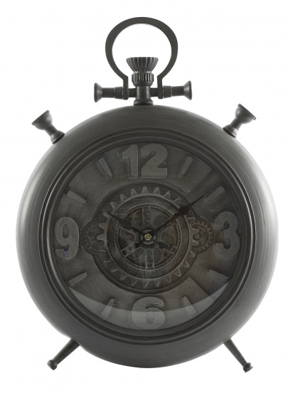 Horloges Barker Horloge de table 29 x 39 x 7,7 cm Gris acier - Hi-point – Image 4