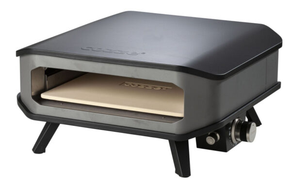 Pizza ovens Four à pizza à gaz 17'' avec pierre à pizza 8kW noir/gris - Cozze – Image 16