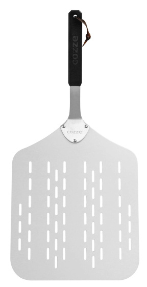 Pizza scoops Pelle à pizza avec trous Aluminium 60 cm argent/noir - Cozze – Image 7