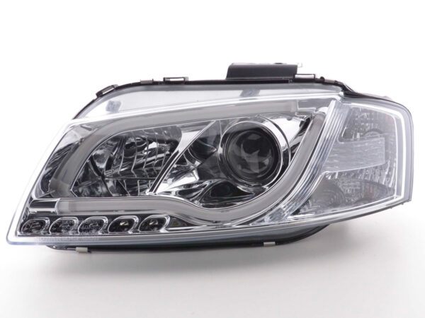 Phare Daylight LED DRL look Audi A3 type 8P / 8PA 03-08 chrome - – Image 4