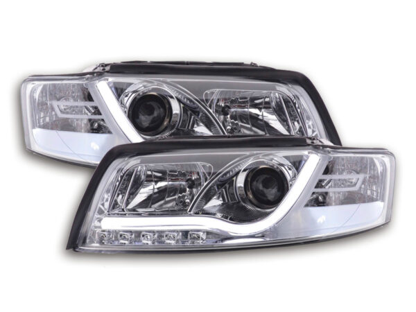 Phare Daylight LED DRL look Audi A4 type 8E 01-04 chrome -
