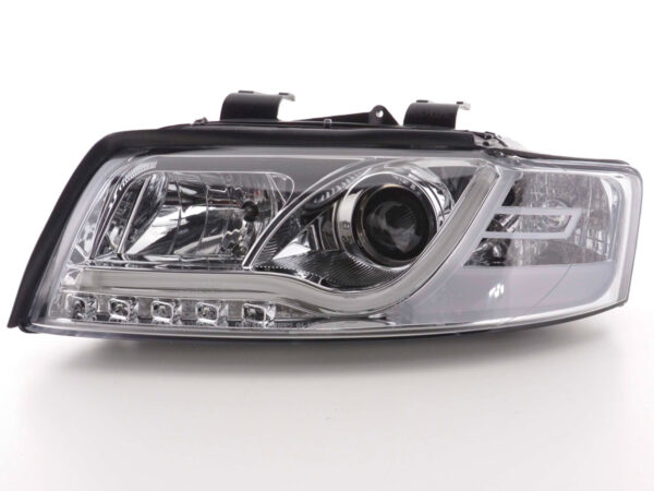 Phare Daylight LED DRL look Audi A4 type 8E 01-04 chrome - – Image 4