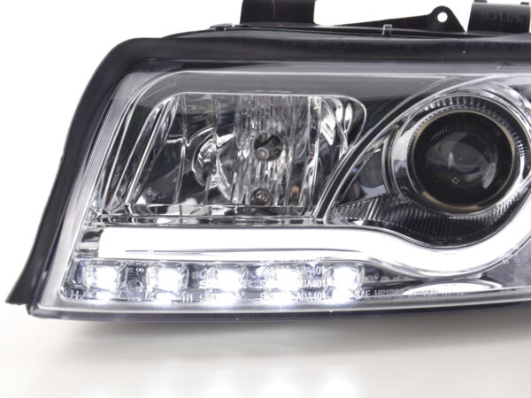 Phare Daylight LED Feux Diurnes Audi A4 Type 8E 01-04 Chrome - – Image 5
