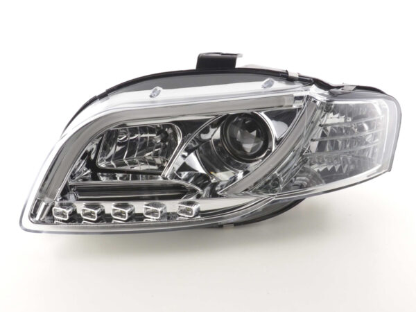 Phare Daylight LED feux de jour Audi A4 type 8E 04-08 chrome - – Image 4