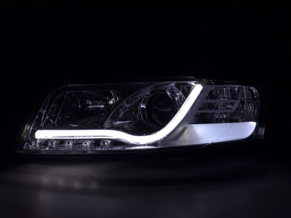 Phare Daylight à LED DRL look Audi A4 type 8E 01-04 chromé pour conduite à droite - – Image 2