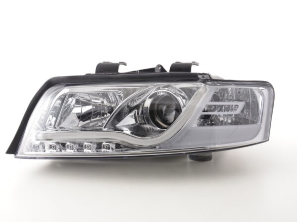 Phare Daylight à LED DRL look Audi A4 type 8E 01-04 chromé pour conduite à droite - – Image 3