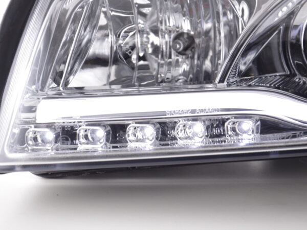 Phare Daylight à LED DRL look Audi A4 type 8E 01-04 chromé pour conduite à droite - – Image 4
