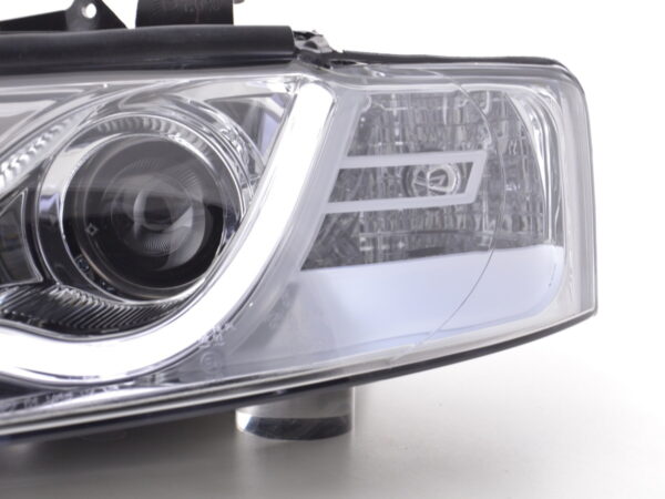 Phare Daylight à LED DRL look Audi A4 type 8E 01-04 chromé pour conduite à droite - – Image 5