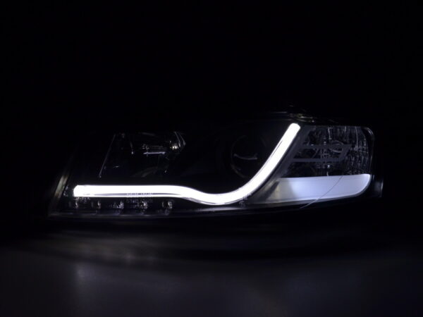 Phare Daylight LED look DRL Audi A4 type 8E 01-04 noir pour conduite à droite - – Image 2