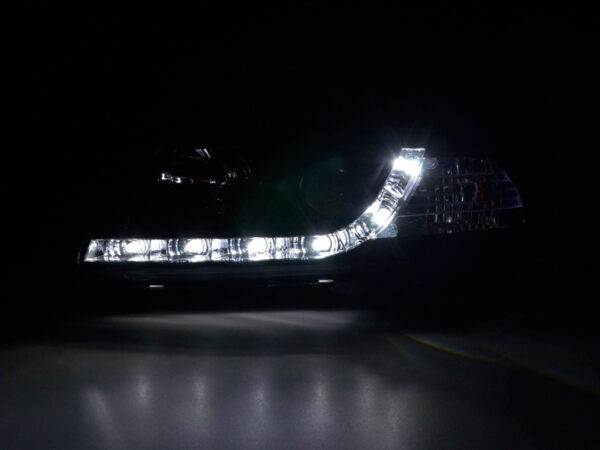 Phares Daylight LED Feux de jour LED Audi A4 B5 8D 94-99 noir - – Image 3