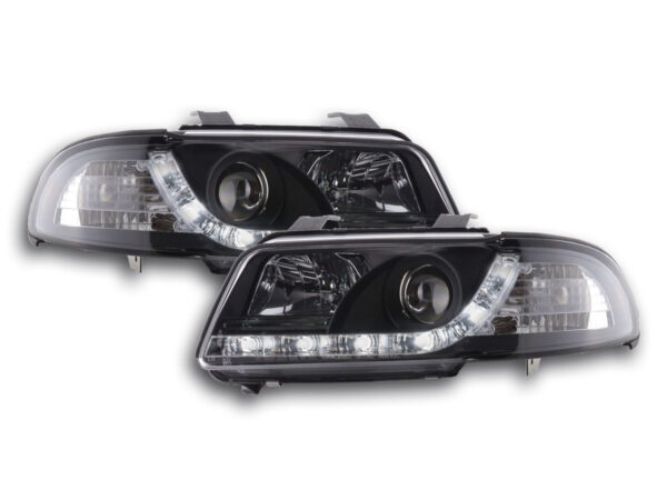 Phare Daylight LED Feux de jour LED Audi A4 B5 8D 99-01 noir -