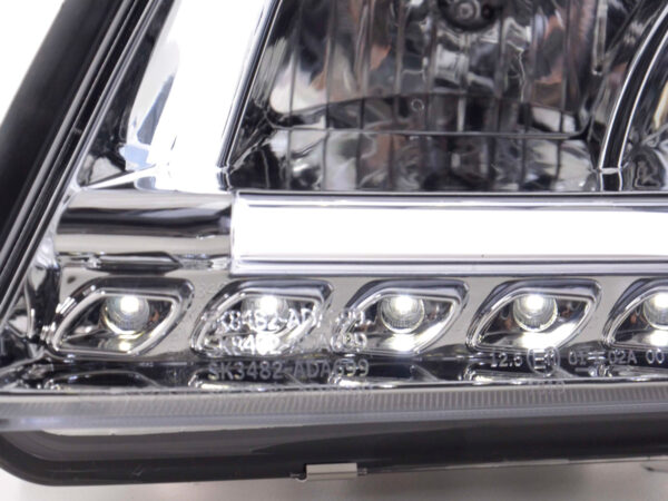 Phare Daylight LED DRL look Audi A6 type 4B 97-01 chrome - – Image 6