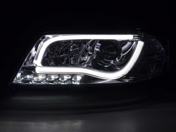 Phare Daylight LED feux de jour Audi A6 type 4B 97-01 chrome - – Image 3