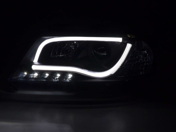 Phare Daylight LED Feux de jour à LED Audi A6 type 4B 97-01 noir - – Image 3