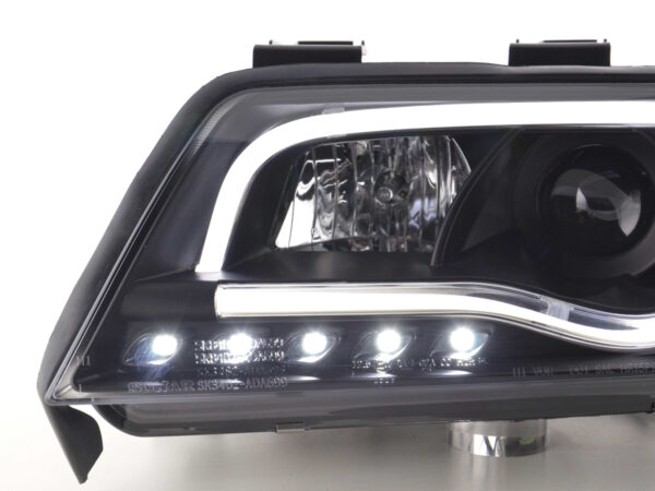 Phare Daylight LED Feux de jour à LED Audi A6 type 4B 97-01 noir - – Image 5