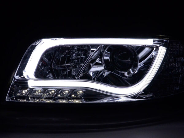 Phare Daylight LED DRL look Audi A6 type 4B 01-04 chrome - – Image 3