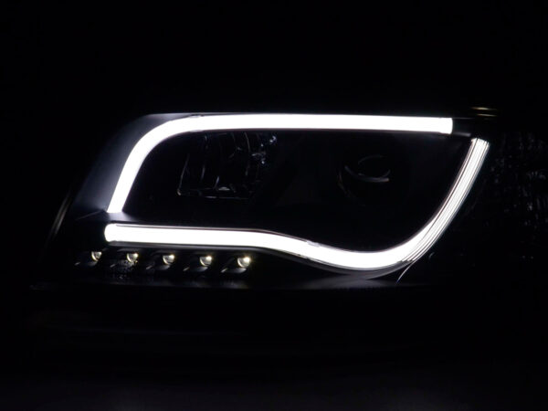 Phare Daylight LED DRL look Audi A6 type 4B 01-04 noir - – Image 3