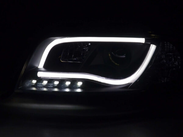 Phare Daylight LED Feux de jour à LED Audi A6 type 4B 01-04 noir - – Image 3