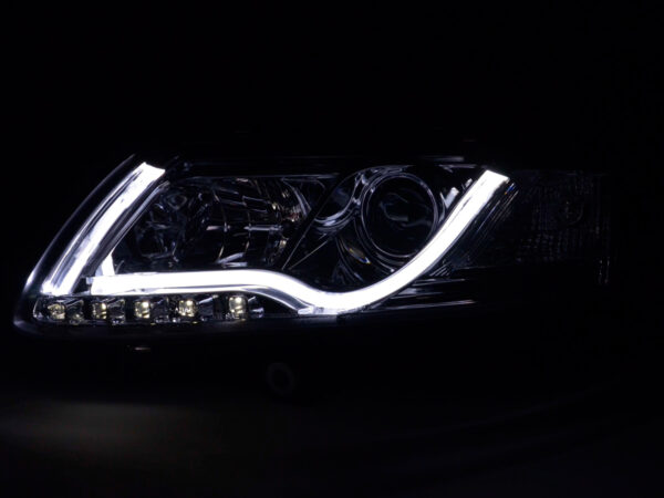 Phare Daylight LED DRL look Audi A6 type 4F 04-08 chrome - – Image 3