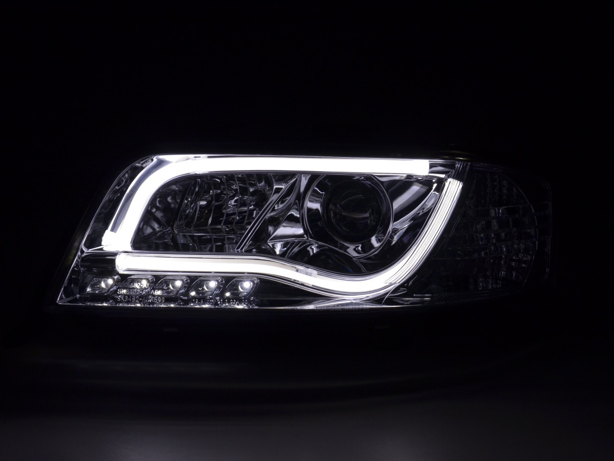 Phare Daylight à LED DRL look Audi A6 type 4B 01-04 chromé pour conduite à droite - – Image 2