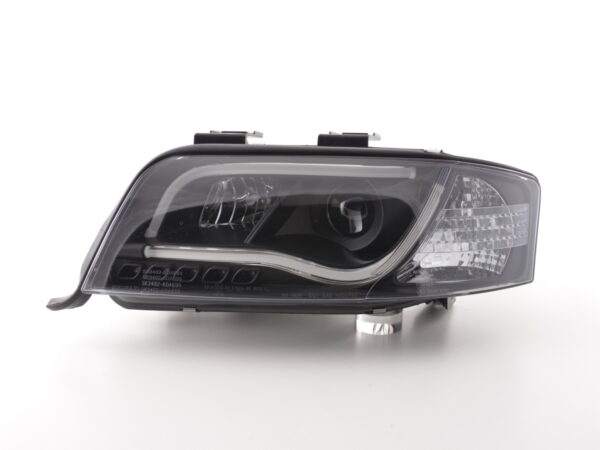 Phare Daylight LED DRL look Audi A6 type 4B 01-04 noir pour conduite à droite - – Image 3