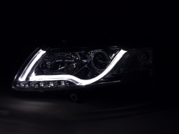 Phare Daylight à LED DRL look Audi A6 type 4F 04-08 chromé pour conduite à droite - – Image 2