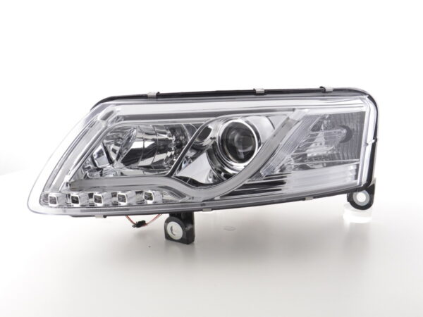 Phare Daylight à LED DRL look Audi A6 type 4F 04-08 chromé pour conduite à droite - – Image 3