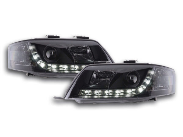 Phares Daylight LED feux de jour Audi A6 4B 97-00 noir -