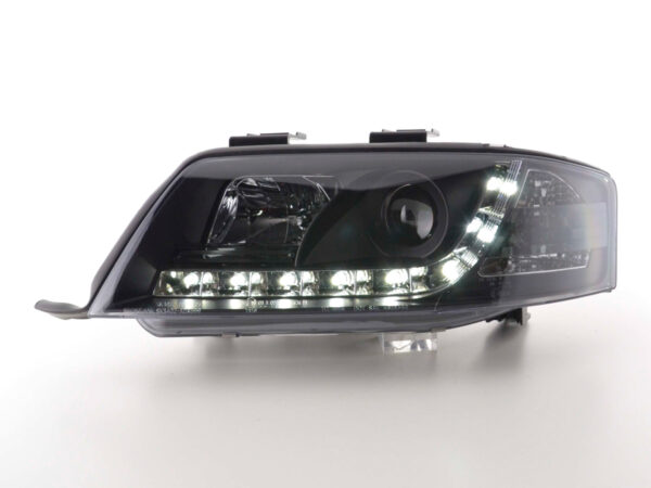 Phares Daylight LED feux de jour Audi A6 4B 97-00 noir - – Image 2