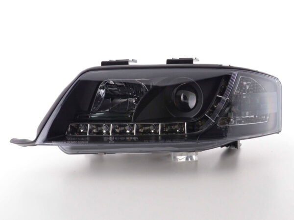 Phares Daylight LED feux de jour Audi A6 4B 97-00 noir - – Image 4
