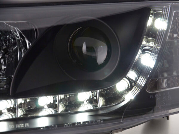 Phares Daylight LED feux de jour Audi A6 4B 97-00 noir - – Image 6