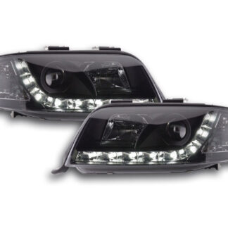 Phare Daylight LED feux de jour Audi A6 4B 01-03 noir -