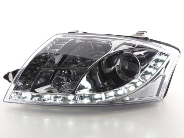 Phares Daylight LED feux de jour Audi TT type 8N 99-05 chrome - – Image 2