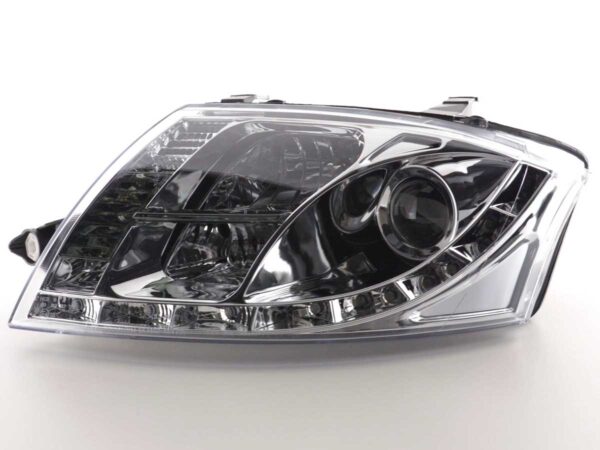 Phares Daylight LED feux de jour Audi TT type 8N 99-05 chrome - – Image 4