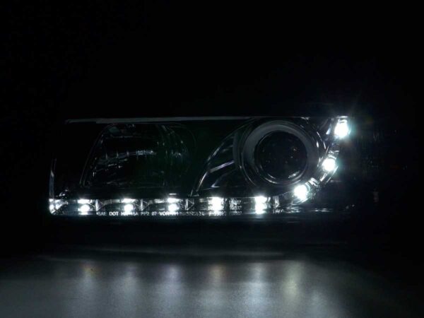 Phares Daylight Feux de jour à LED BMW Série 3 E36 Limo / Touring chromé pour conduite à droite - – Image 3