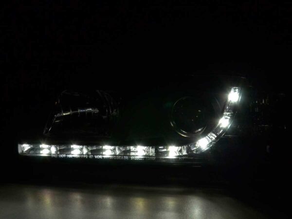Phares Daylight Feux de jour à LED BMW Série 3 E36 Limo / Touring noir pour conduite à droite - – Image 3