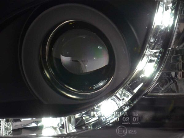 Phares Daylight Feux de jour à LED BMW Série 3 E36 Limo / Touring noir pour conduite à droite - – Image 5