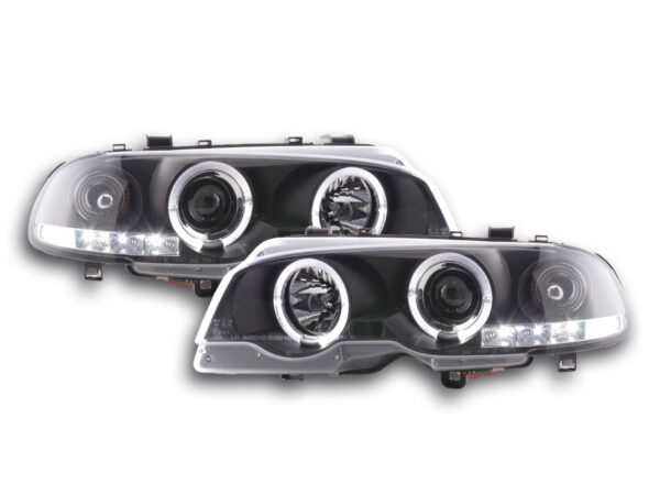 Phare avant BMW Série 3 E46 Coupé / Cabrio 98-02 noir -