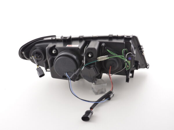 Phares Angel Eye BMW Série 3 E46 Limo / Touring 02-05 noir pour conduite à droite - – Image 6