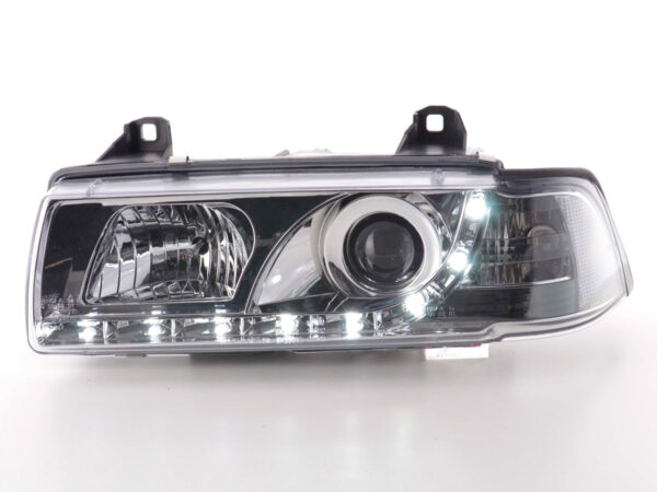 Phares Daylight LED Feux de jour LED BMW 3er E36 Coupé, Cabrio 92-99 chrome - – Image 2