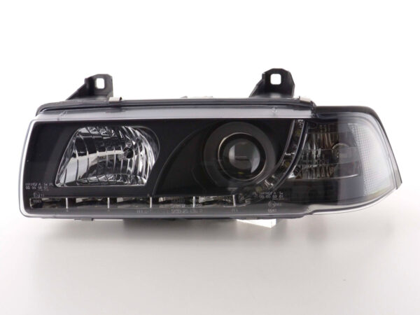Phare Daylight LED Feux de jour à LED BMW Série 3 E36 Coupé 92-99 noir - – Image 4