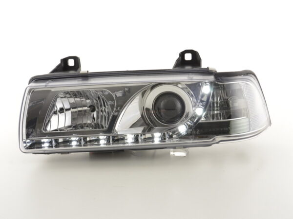 Phares Daylight Feux de jour à LED BMW Série 3 E36 berline 92-98 chrome - – Image 2