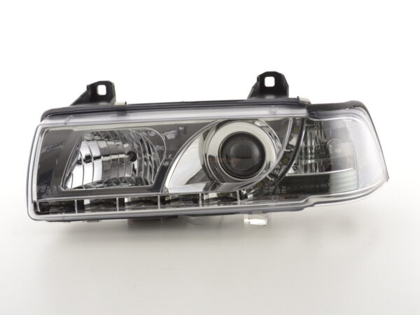 Phares Daylight Feux de jour à LED BMW Série 3 E36 berline 92-98 chrome - – Image 4