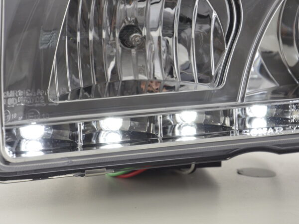 Phares Daylight Feux de jour à LED BMW Série 3 E36 berline 92-98 chrome - – Image 5