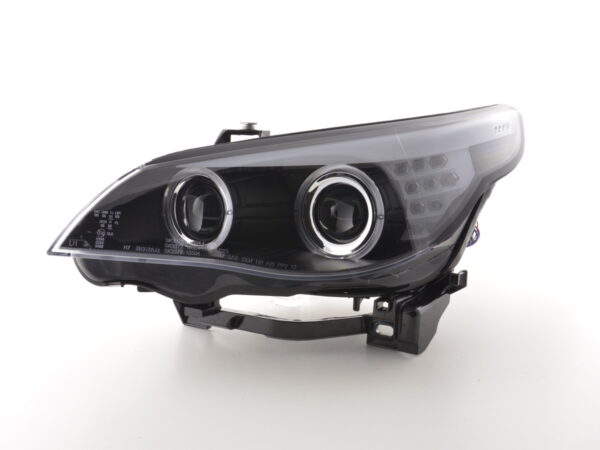 Phares pour BMW Série 5 E60 / E61 03-07 noir - – Image 4