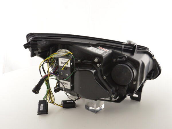 Phares Xenon Angel Eyes LED BMW Série 5 E60 / E61 03-04 noir pour conduite à droite - – Image 7