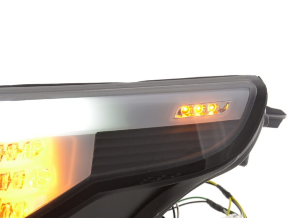 Phares Xenon Angel Eyes LED BMW 5er E60 / E61 05-08 noir pour conduite à droite - – Image 5